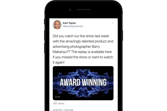 ميزة الفيديو