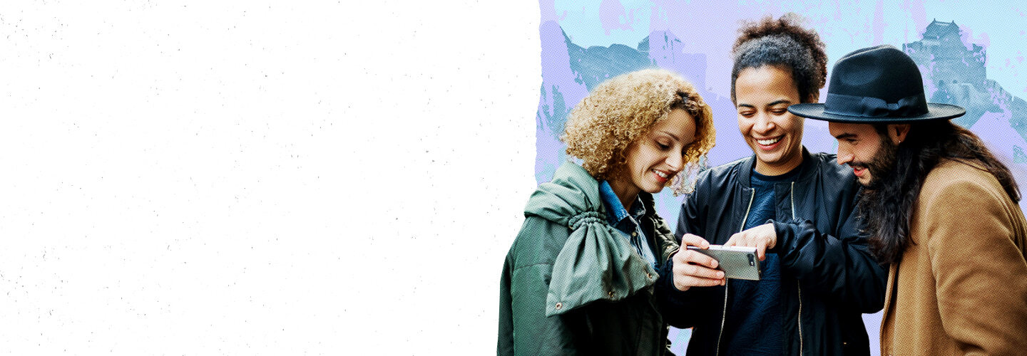 girl with mobile phone